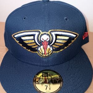 New Orleans Pelicans 59fifty New Era Navy Fitted Cap